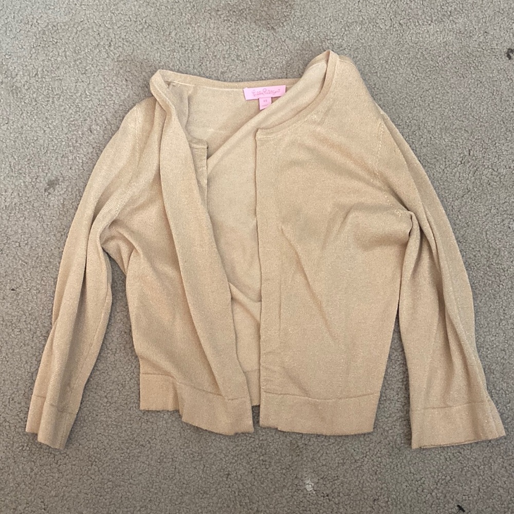 Cropped Lilly Pulitzer cardigan